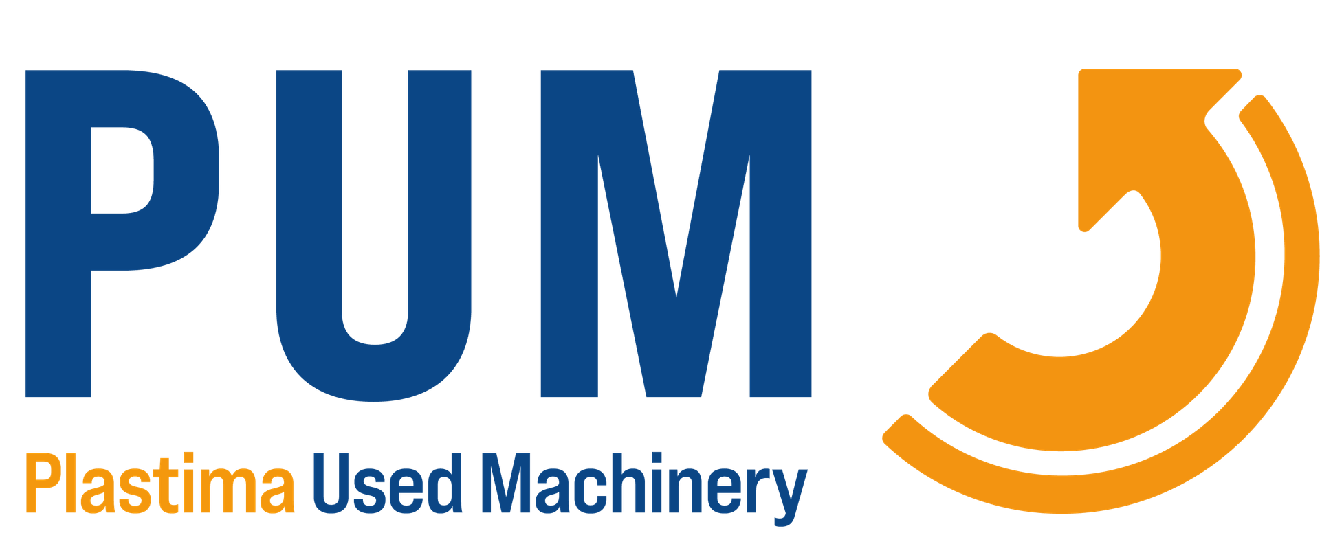 Het Plastima Used Machinery logo block versie