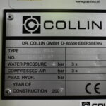 Plastima Used Machinery - Plastic Research and Development Machine R&D Lab Laboratory Collin Chill Roll 2007