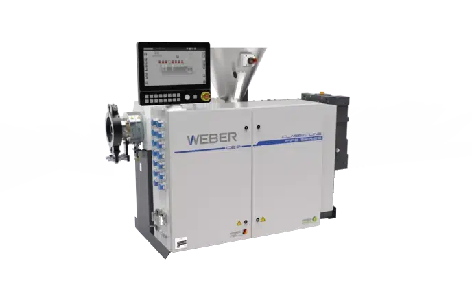 Een afbeelding van een extruder van Hans Weber