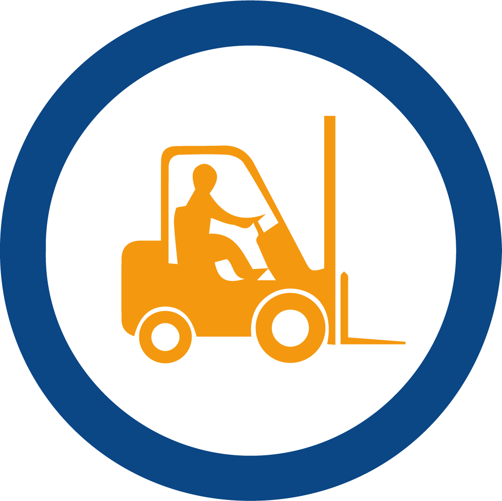 Een illustratie van een heftruck