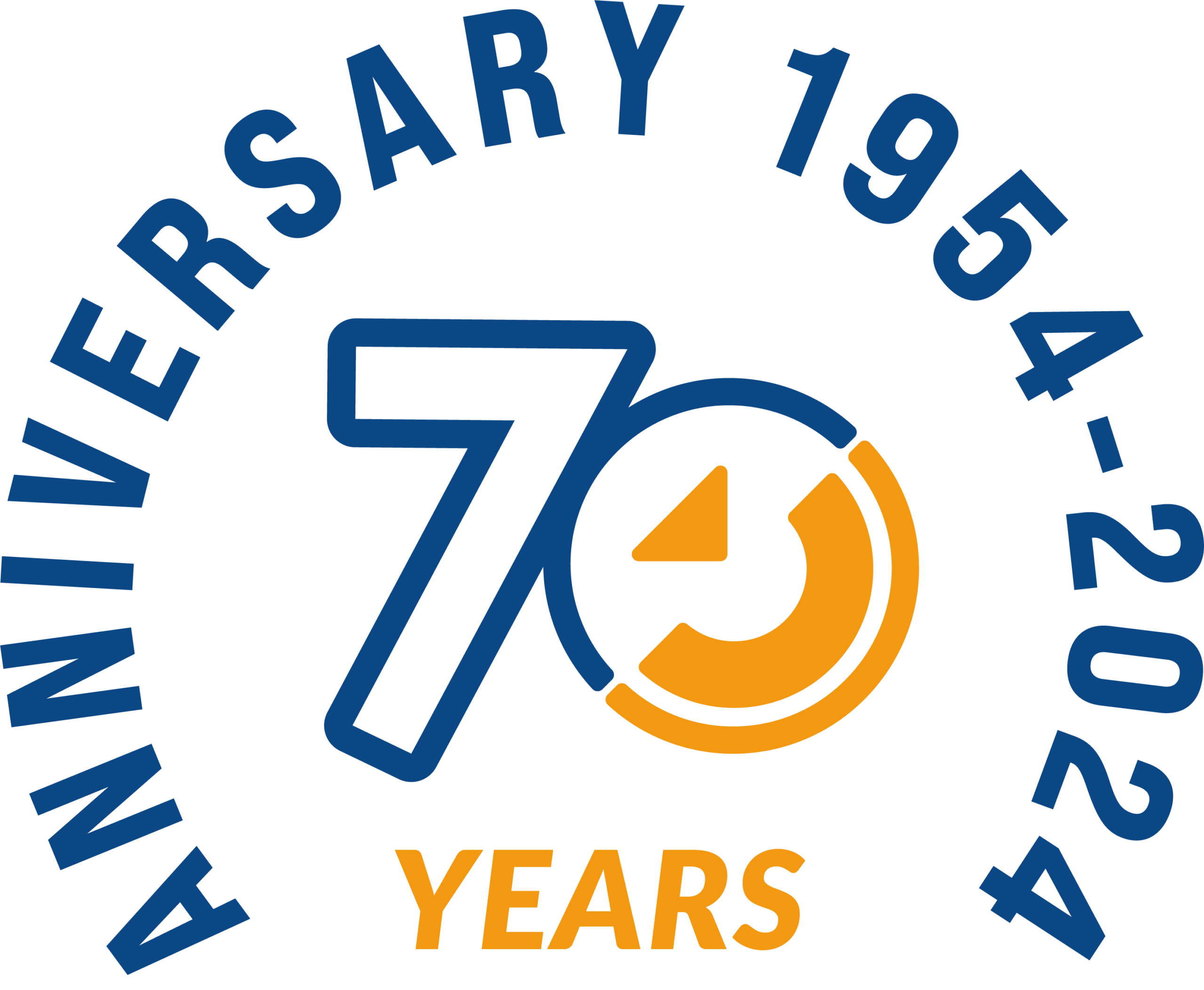 Plastima 70th Anniversary Logo
