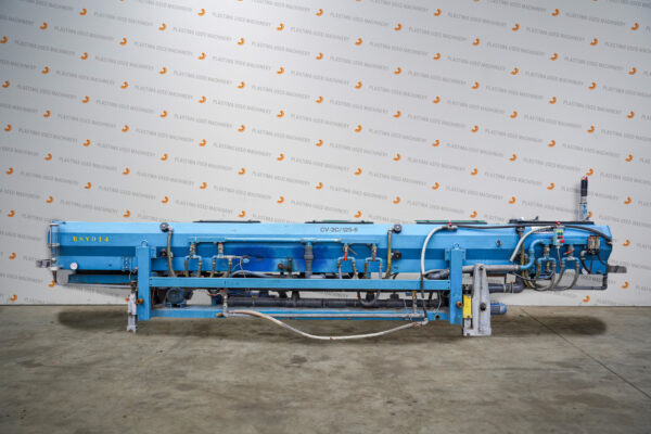 Plastima Used Machinery - Downsteam Plastic Extrusion Primac Cooling Tank CV-2C 125-6 1994 Front