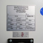 Plastima Used Machinery - Plastic Extrusion Hans Weber ES 80 Single Screw 2017 Type nr Serie nr Brand plate