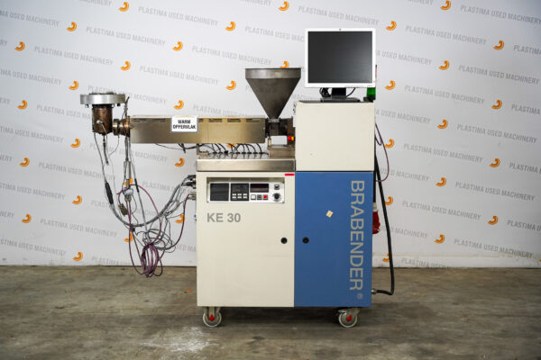 Plastima Used Machinery - Plastic Extrusion Brabender KE 30 Single Screw