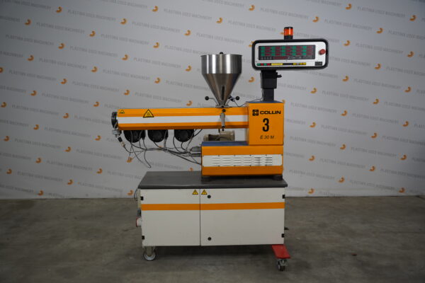 Plastic Extrusion Collin E30M Single Screw Plastima Used Machinery