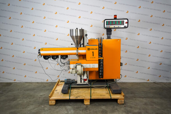 Plastima Used Machinery - Plastic Extrusion Collin E30M Single Screw
