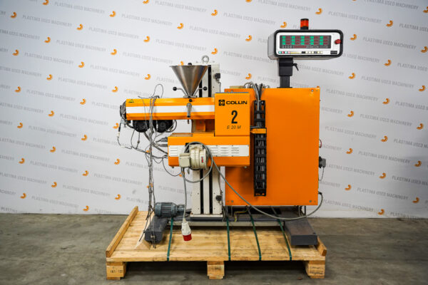 Plastic Extrusion Collin E20M Low Boy - Plastima Used Machinery 01