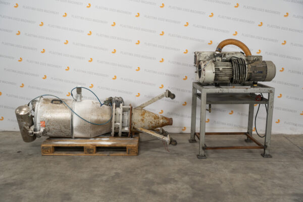 Azo hopperloaders for PVC dryblend plastic peripheral Plastima Used Machinery 3