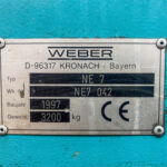 plastic Extrusion Hans Weber NE 7 042 Single Screw 1997 Plastima Used Machinery 10