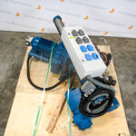 Plastic Extrusion Hans Weber ZE 20 20mm 1999 Plastima Used Machinery Front