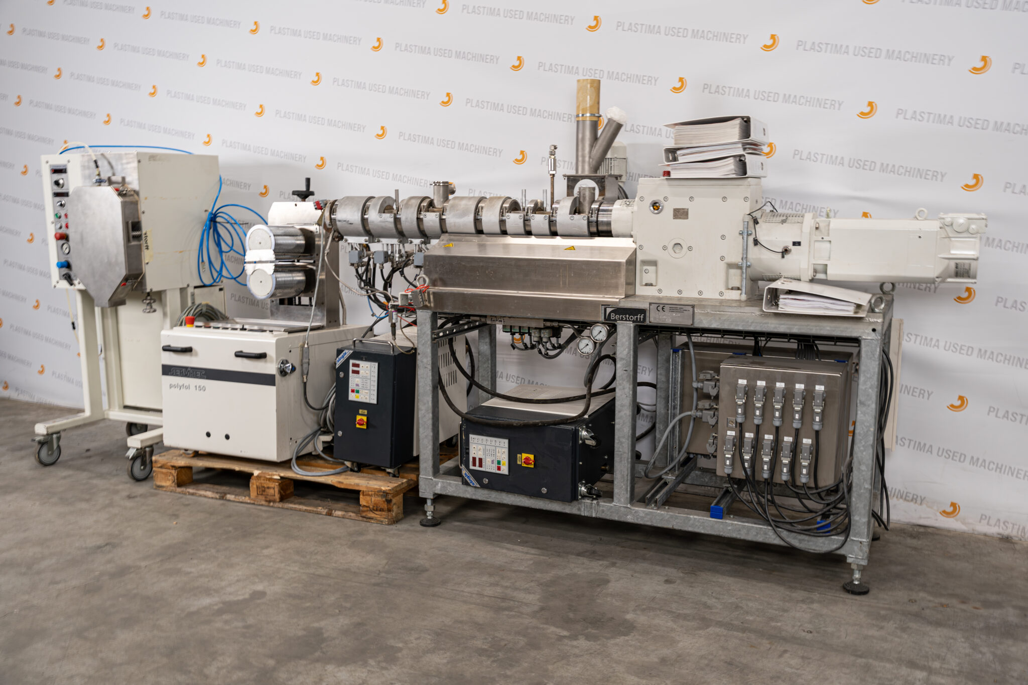 Berstorff ZE 25A x 44D Compounding Line - Plastima Used Machinery