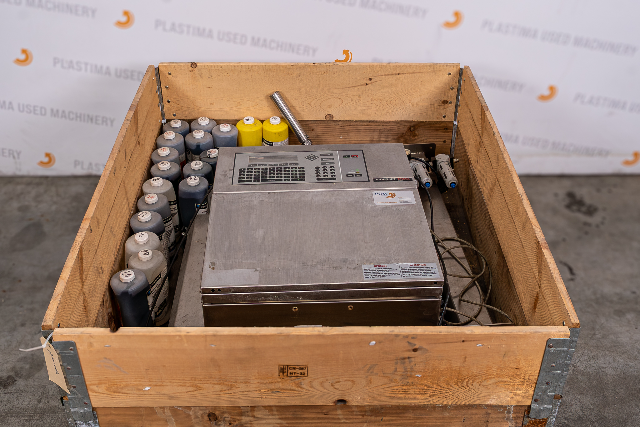 Plastic Peripheral Videojet Excel 2000 Inkt jet marking machine Plastima Used Machinery 01