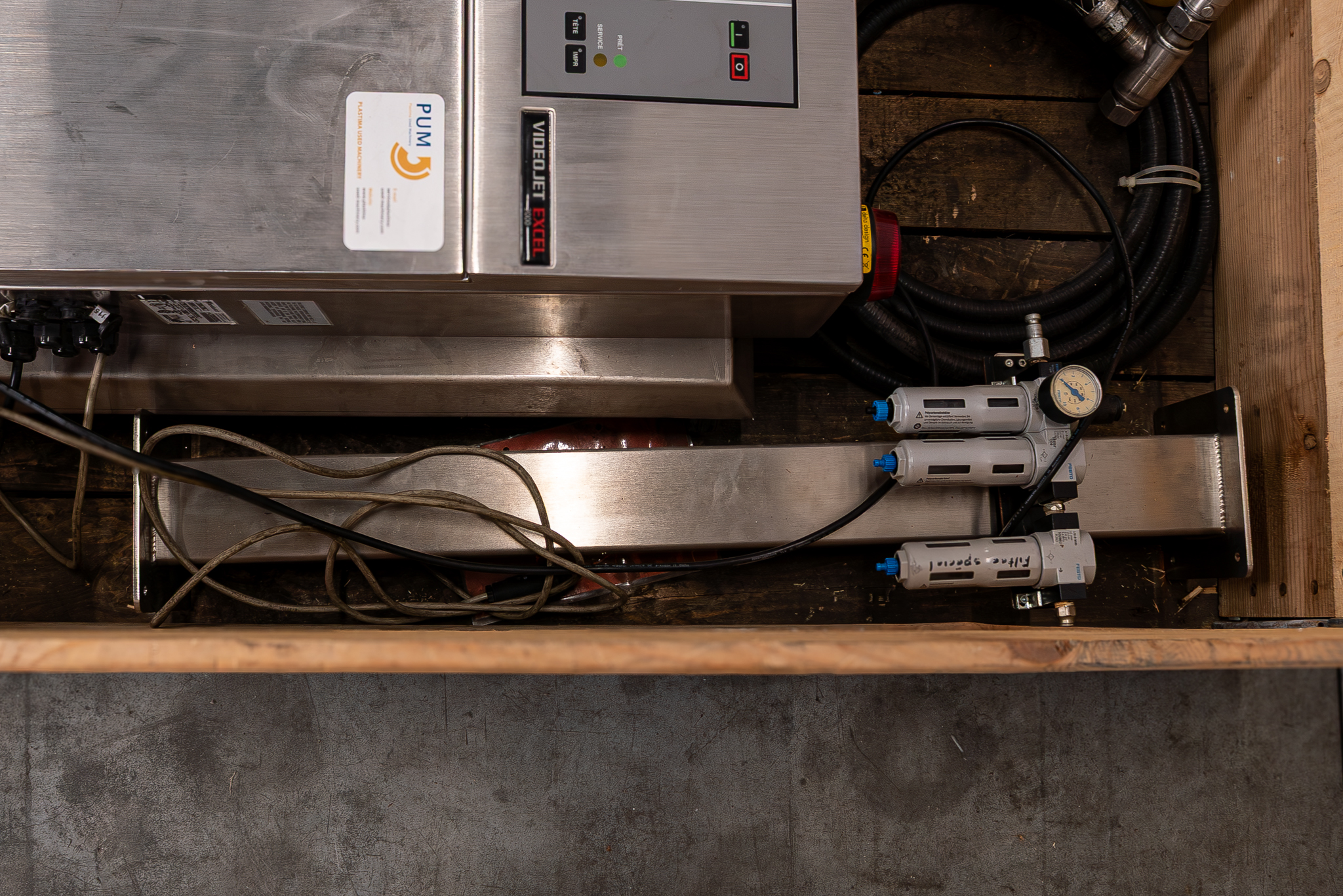 Plastic Peripheral Videojet Excel 2000 Inkt jet marking machine Plastima Used Machinery 18