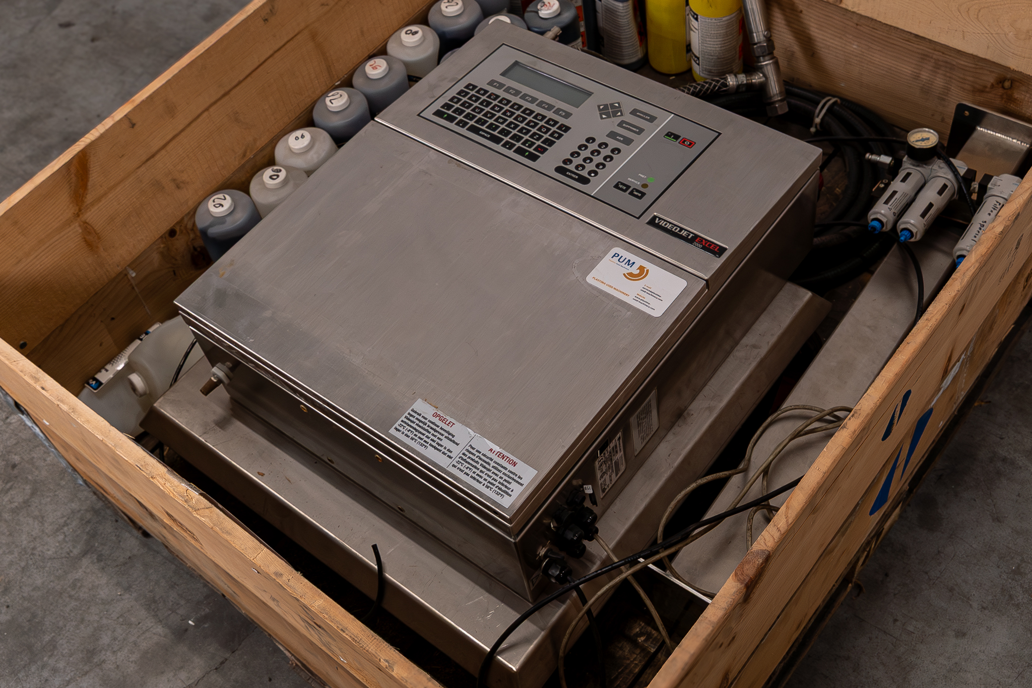 Plastic Peripheral Videojet Excel 2000 Inkt jet marking machine Plastima Used Machinery 21